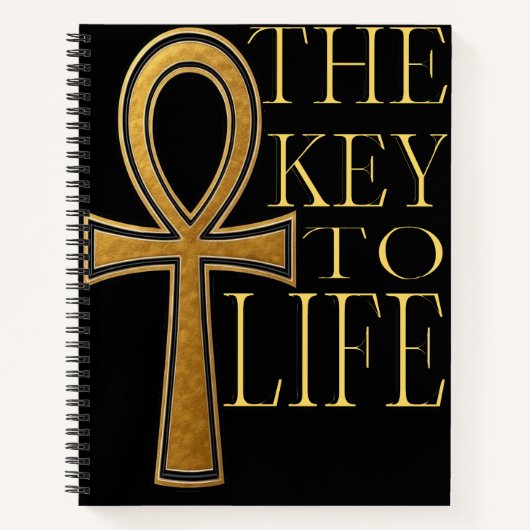 Ankh Wisdom Notebookハードカバー ノートブック (正面)