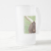 Ankholeの牛はビールのジョッキを曇らしました フロストグラスビールジョッキ (正面右)