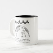 Ankylosaurusのマグ ツートーンマグカップ (正面左)