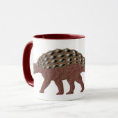 Ankylosaurusの恐竜のマグ マグカップ (正面左)