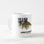Ankylosaurus (溶かされたトカゲの恐竜) コーヒーマグカップ (正面左)