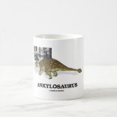 Ankylosaurus (溶かされたトカゲの恐竜) コーヒーマグカップ (中央)