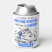 Ankylosing Spondylitis Awareness Month Ribbon Gift 缶クーラー (缶正面)