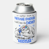 Ankylosing Spondylitis Awareness Month Ribbon Gift 缶クーラー (缶裏面)