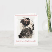 Anmutige japanische Geisha -  カード (正面)