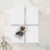 Anmutige japanische Geisha -  ギフトタグ (より糸付き)