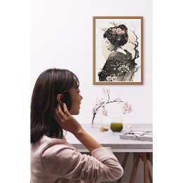 Anmutige japanische Geisha - ポスター