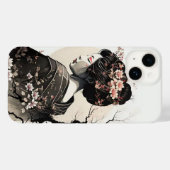 Anmutige japanische Geisha - Case-Mate iPhoneケース (裏面 (横))