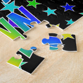 「ANN」名、おもしろい「ハッピーバースデー」 ジグソーパズル (側面)