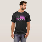 ANN AMERICAN FLAG FOR ANN Tシャツ (正面フル)