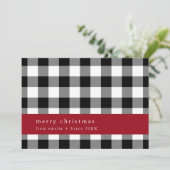 ANNAブラックプレイドファームハウスファミリーメリークリスマス シーズンカード (スタンド正面)