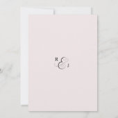 ANNA夕べウェディングレセプションパーティの招待状 招待状 (裏面)