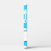 Anna -テンプレートの名前、ビッグ水玉模様ブルー Case-Mate iPhoneケース (裏面 / 左)