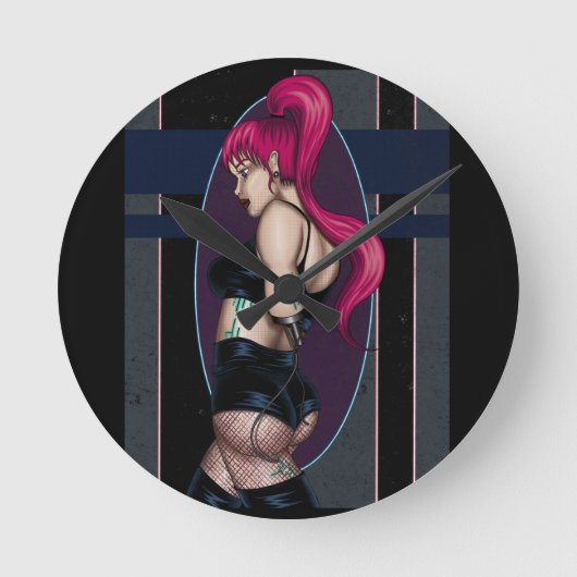 Anna ラウンド壁時計 (正面)