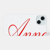 Anna - 美しいiPhoneケース iPhone 15ケース (裏面横)