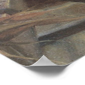 Anna Ancherによるキッチンの少女 ポスター (角)