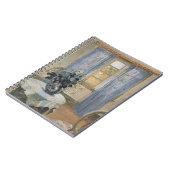 Anna Ancher's Blue Clematis in the Artist's Studio ノートブック (左側)