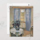 Anna Ancher's Blue Clematis in the Artist's Studio ポストカード (正面/裏面)