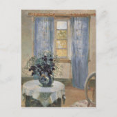 Anna Ancher's Blue Clematis in the Artist's Studio ポストカード (正面)