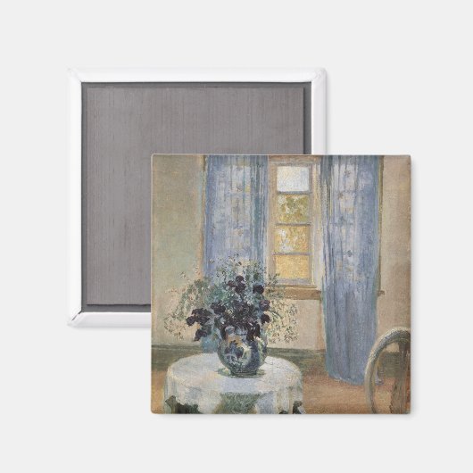 Anna Ancher's Blue Clematis in the Artist's Studio マグネット (正面/裏面)