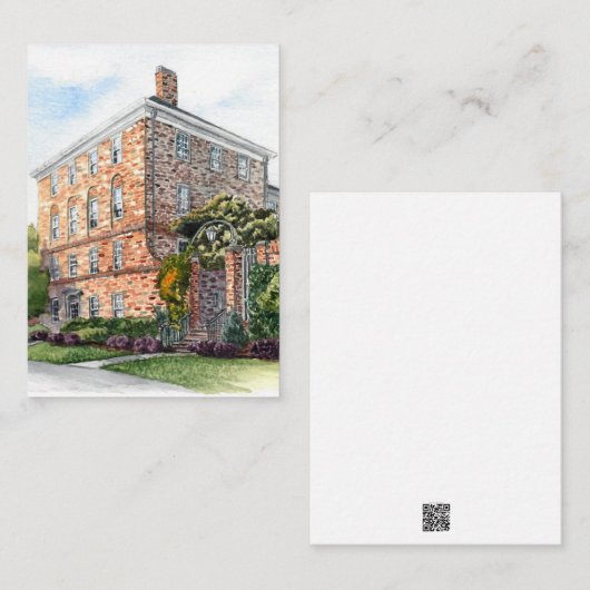 Anna Comstock Hall, Cornell University Flat ノートカード (正面/裏面)