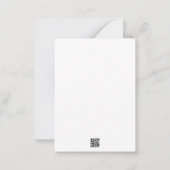 Anna Comstock Hall, Cornell University Flat ノートカード (裏面)