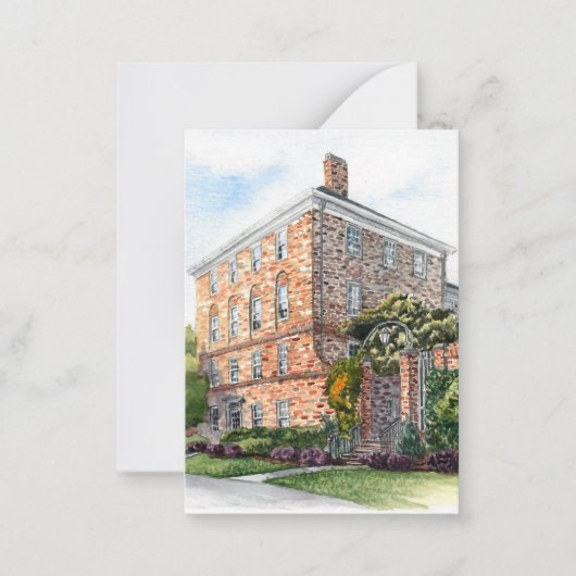 Anna Comstock Hall, Cornell University Flat ノートカード (正面)