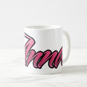 Anna faded pink Tasse Teetasse Kaffeetasse コーヒーマグカップ (正面右)