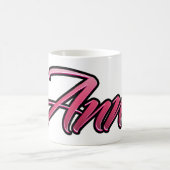 Anna faded pink Tasse Teetasse Kaffeetasse コーヒーマグカップ (中央)
