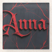 Anna In Gothic ガラスコースター (正面)