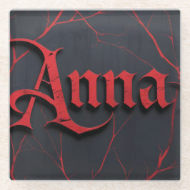 Anna In Gothic ガラスコースター