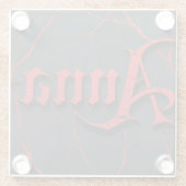 Anna In Gothic ガラスコースター (裏面)