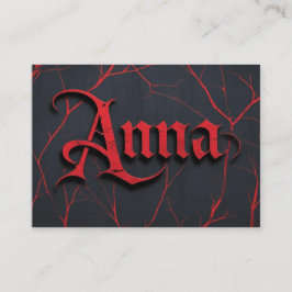 Anna In Gothic コーリングカード