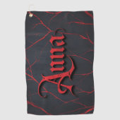 Anna In Gothic ゴルフタオル (正面)