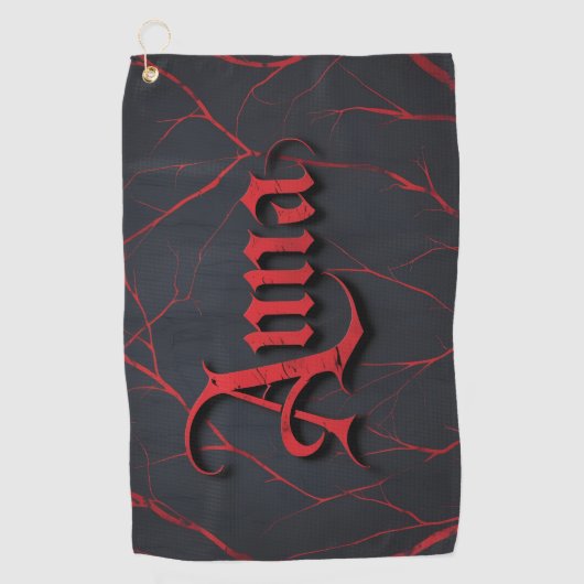 Anna In Gothic ゴルフタオル (正面)