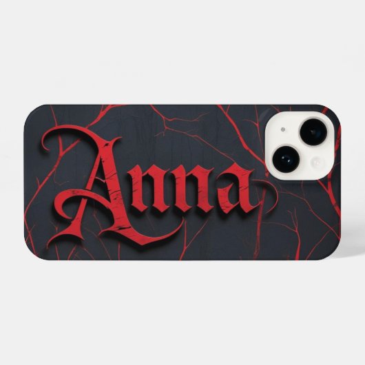 Anna In Gothic iPhoneケース (裏面横)