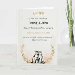 Anna & John – 愛と結婚でひとつに カード
