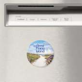 Anna Maria Island Floridaビーチ入口写真 マグネット (インサイチュ (食洗機))