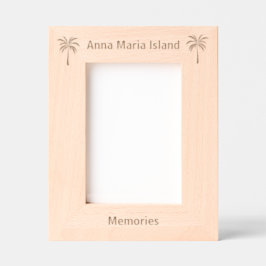 Anna Maria Island Florida Laser Engraved frame レーザー彫刻フレーム