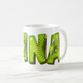 Anna Name Kiwi Style Tasse Teetasse Kaffeetasse コーヒーマグカップ (正面右)