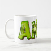 Anna Name Kiwi Style Tasse Teetasse Kaffeetasse コーヒーマグカップ (左)