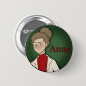 Anna O'Brien ボタン 缶バッジ (正面&裏面)