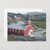 Annaasisutta Oqaluffia (私達の救助者の教会) ポストカード (正面/裏面)