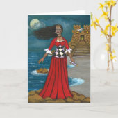 Annabelリーの挨拶状 カード (黄色い花)