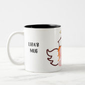 Annabelleの喜びの創造 ツートーンマグカップ (左)