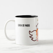 Annabelleの喜びの創造 ツートーンマグカップ (左)