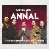 ANNALのような味： Moluskビールラベルを入力 ビールラベル (シングルラベル)