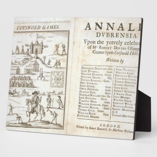 'Annalia Dubrensiaのタイトルページ:『イエレル』 フォトプラーク (側面)