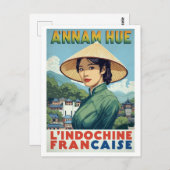 Annam Hue Vietnam Vintage Indochine Travel ポストカード (正面/裏面)