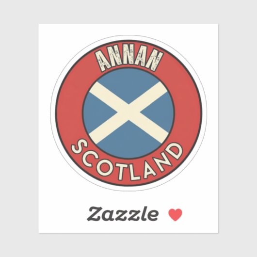 Annan, Scotland シール (シート)